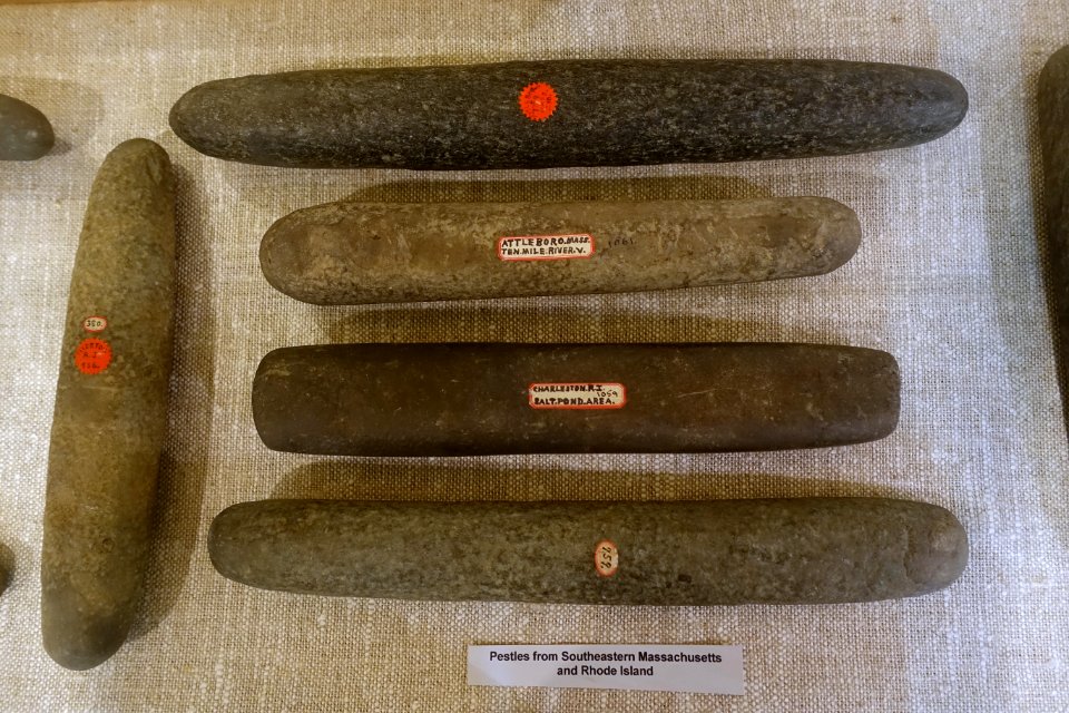 Pestles - Bielski-Bent collection, found in southeastern Massachusetts and Rhode Island - Robbins Museum - Middleborough, Massachusetts - DSC03748