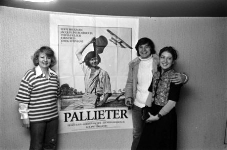 Perspremiere nieuwe Nederlandse film Pallieter in City, Amsterdam v.l.n.r. Sy, Bestanddeelnr 928-4183