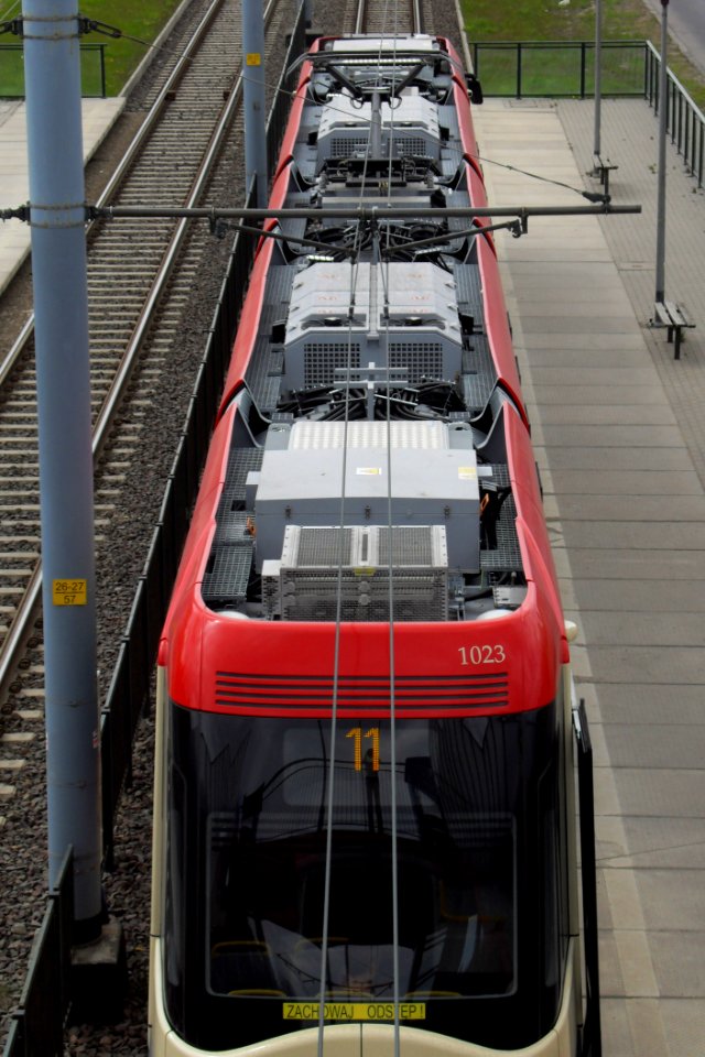 PESA 120Na in Gdańsk - roof