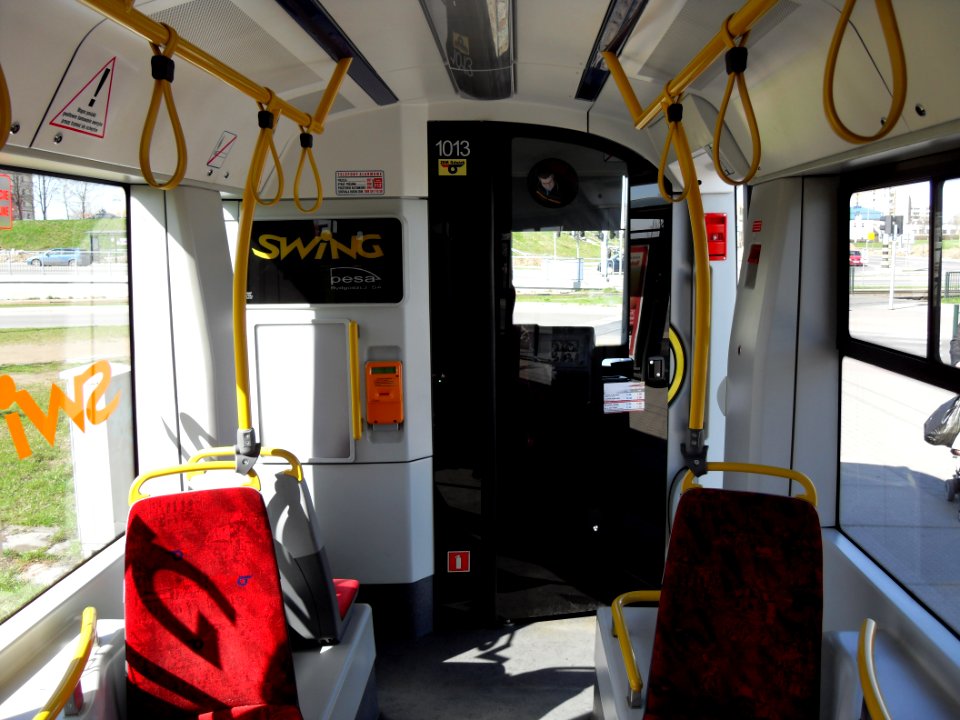 PESA 120Na in Gdańsk interior - front