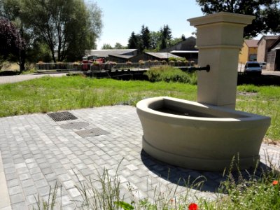 Pettonville (M-et-M) fontaine C et pont de la Verdurette