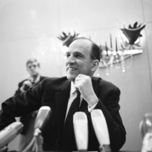 Persconferenties, filmregisseurs, potretten, Bergmann, Ingmar, Bestanddeelnr 919-6652
