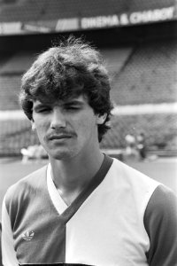 Persdag Feijenoord 11, 12 Michel Valke , kop, 13, 14 Sjaak Troost , kop, Bestanddeelnr 932-2611