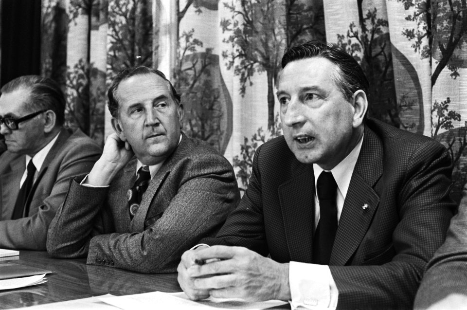 Persconferentie van VNO en NCW i.v.m. toelichting nota Perspectief 80 v.l.n., Bestanddeelnr 928-5624