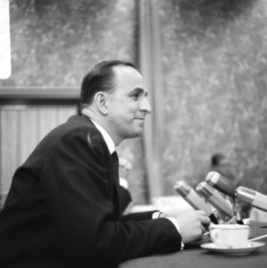 Persconferenties, filmregisseurs, potretten, Bergmann, Ingmar, Bestanddeelnr 919-6654