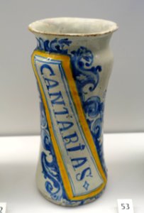 Pharmacist's pot, Lisbon, 1625-1650 - Museu Nacional de Machado de Castro - Coimbra, Portugal - DSC00152
