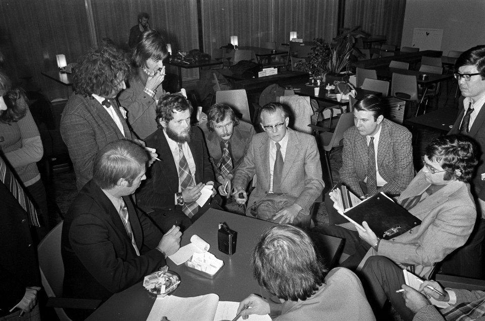 Persconferentie van de heer Vervoort (KLM), Bestanddeelnr 926-8518