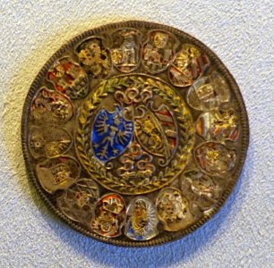 Pflegamtstaler, Nurnberg, 1580, with enamel - Bode-Museum - DSC02672