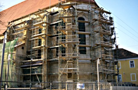 Pfarrkirche Fassadenrenovierung 2000