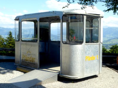 Pfänderbahn, historische Kabine, 1
