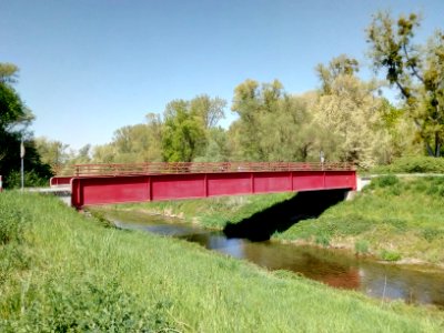 Pfinz-Entlastungskanal, Brücke bei Leopoldshafen (2)