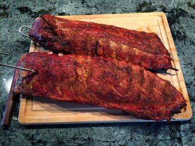 Cooking restaurant meat