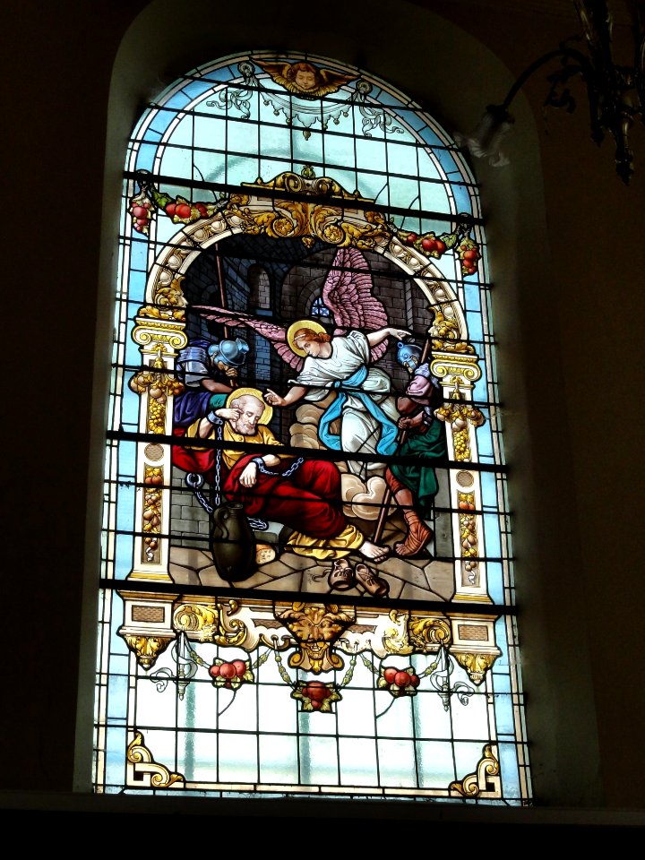 Pexonne (M-et-M) église, vitrail 02