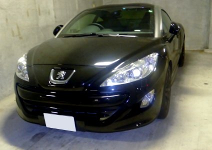 Peugeot RCZ in basement car park