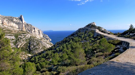 Sea mediterranean landscape