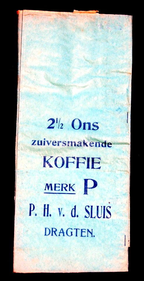 PH vd Sluis, Dragten 2,5 ons Koffie Merk P zakje