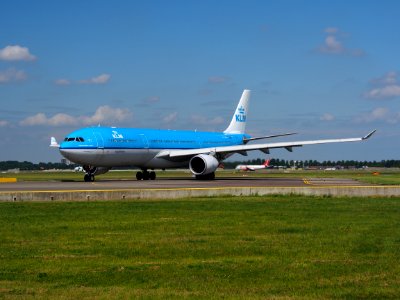 PH-AKD KLM Royal Dutch Airlines Airbus A330-303 taxiing at Schiphol (AMS - EHAM), The Netherlands, 18may2014, pic-1