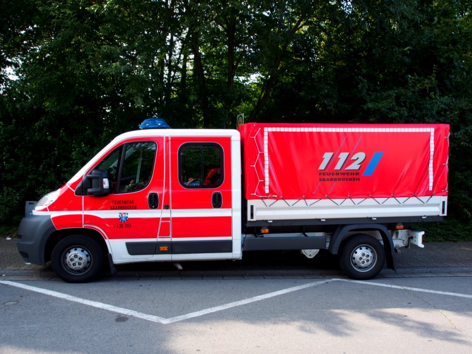 Peugeot Feuerwehr Saarbrücken, unit LB 20, Grenzlandmeisterschaften 2014 bild2