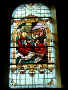 Pexonne (M-et-M) église, vitrail 04