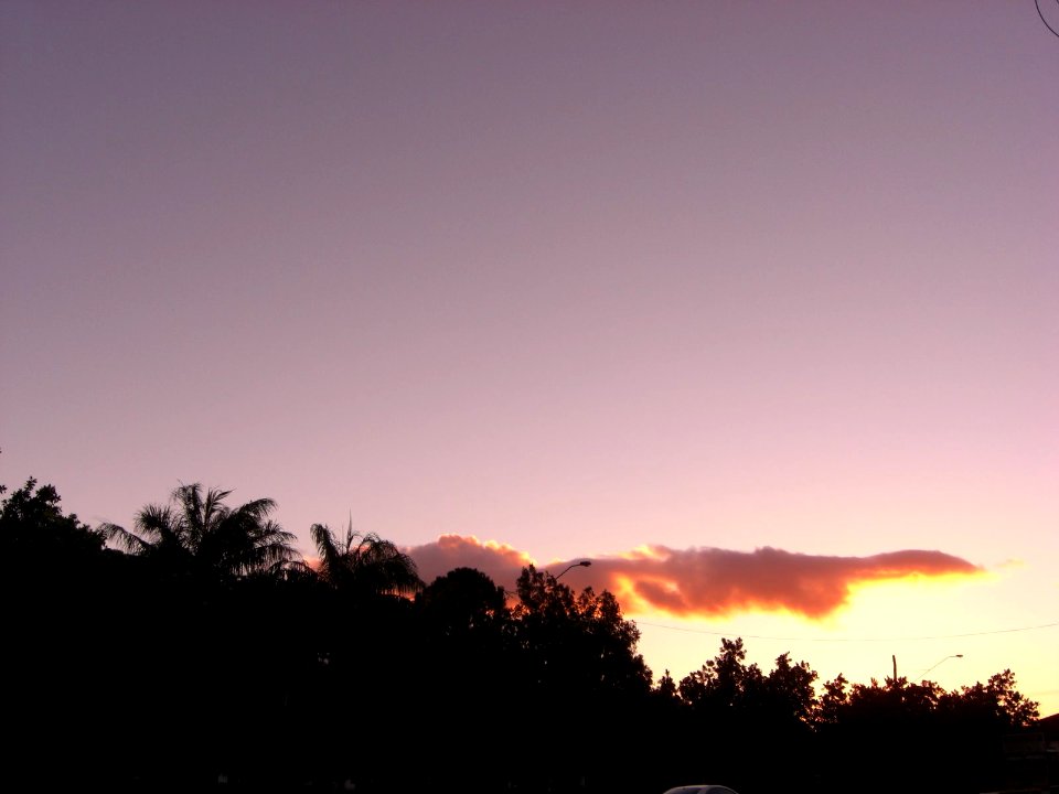 Petit nuage au dessus de Cairns