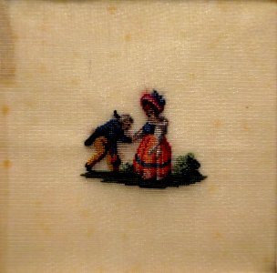 Petit point miniature from Austria, early 20th century, Honolulu Museum of Art 3747 photo
