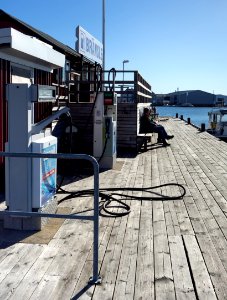 Petrol station for boats on Gullmarskajen 2