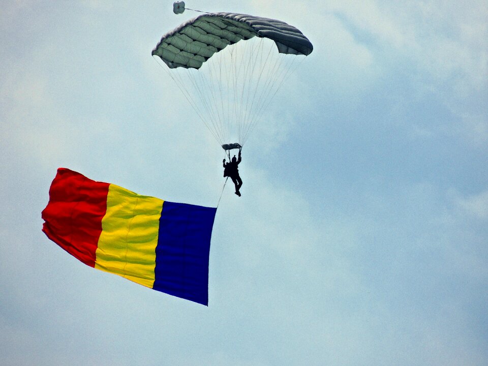 Flag romania flight