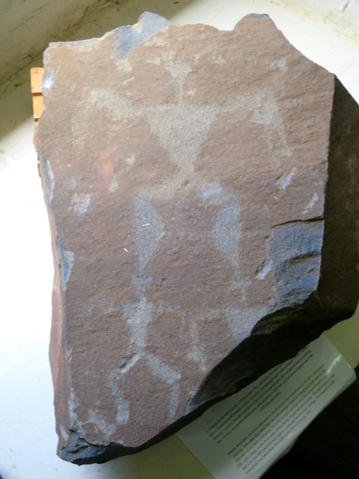 Petroglyph from Olowalu, Hawaii, Bailey House Museum