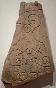 Petroglyph from present-day Arizona, c. 100-1500, sandstone, De Young Museum