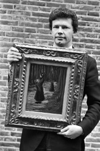 Persconferentie in Amsterdam in verband met De Antiquai Int. , antiekbeurs van, Bestanddeelnr 932-0598