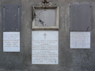Pexonne (M-et-M) église, plaques memorials de guerre