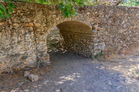 Petit pont little bridge Riofrio Spain photo