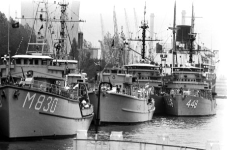 Permanent vlootverbanden NAVO in Rotterdam schepen in Rotterdam, Bestanddeelnr 929-9573