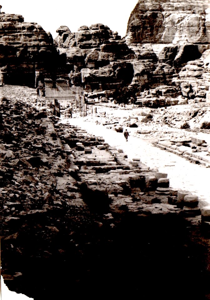 Petra Cardo in westlicher Richtung 1963