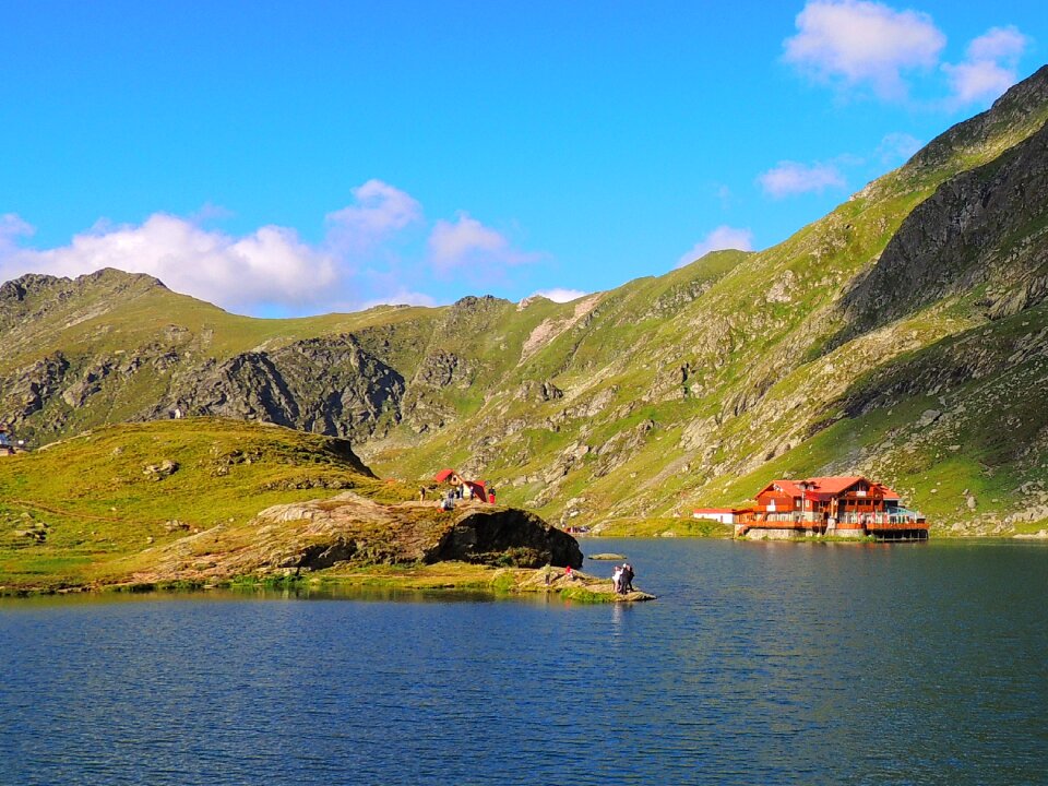 Reflections transfagarasan lake