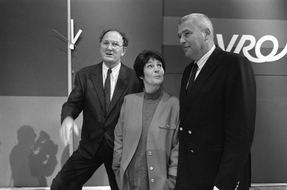 Persconferentie en repetitie voor tv-programma Samen voor wereldspelen gehandic, Bestanddeelnr 934-3480
