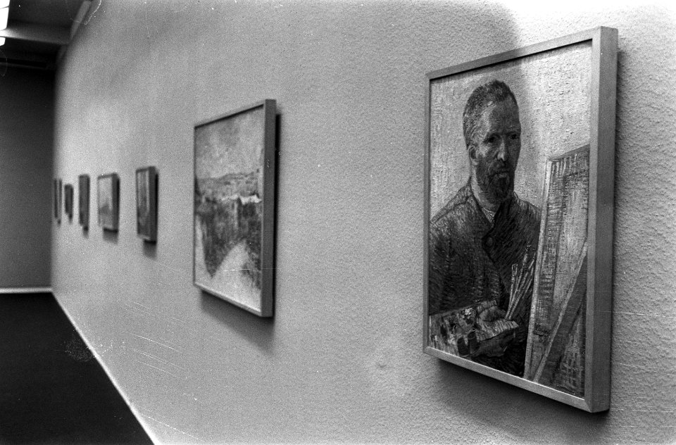 Persconferentie en bezichtiging Rijksmuseum, Vincent van Gogh te Amsterdam, numm, Bestanddeelnr 926-4090