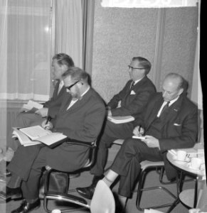 Persconferentie Emile Roche in gebouw Voorl Europese Gemeenschappen te Den Haag, Bestanddeelnr 915-7258