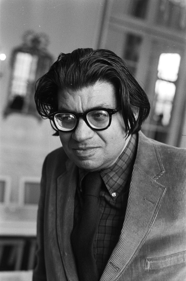 Persconferentie componist Morton Feldman in concertgebouw Amsterdam in verband m, Bestanddeelnr 928-6142