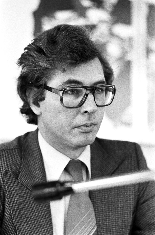 Persconferentie FNV over arbeidsvoorwaardenbeleid 1978 G H Broekema (kop), Bestanddeelnr 929-5202