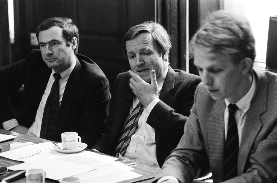 Persconferentie D66 i.v.m. verkiezingsprogramma Jan Terlouw, vice-partijvoorzit, Bestanddeelnr 932-2308
