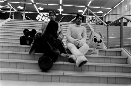 Persbijeenkomst ter gelegenheid van Boekenweek 1982 in RAI Amsterdam. Heer Bomme, Bestanddeelnr 932-0291
