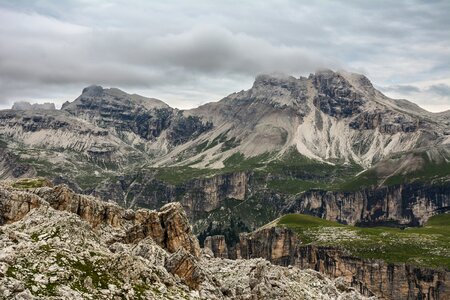 Nature outdoor mountain top photo