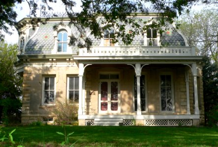Perry Hutchinson house (Marysville KS) from E 1