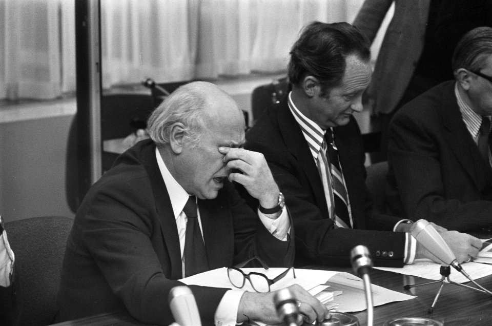 Persconferentie Den Uyl en Boersma na afloop ministerraadsvergadering, Bestanddeelnr 928-4017