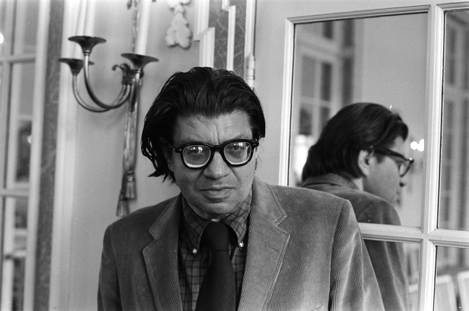 Persconferentie componist Morton Feldman in concertgebouw Amsterdam in verband m, Bestanddeelnr 928-6143