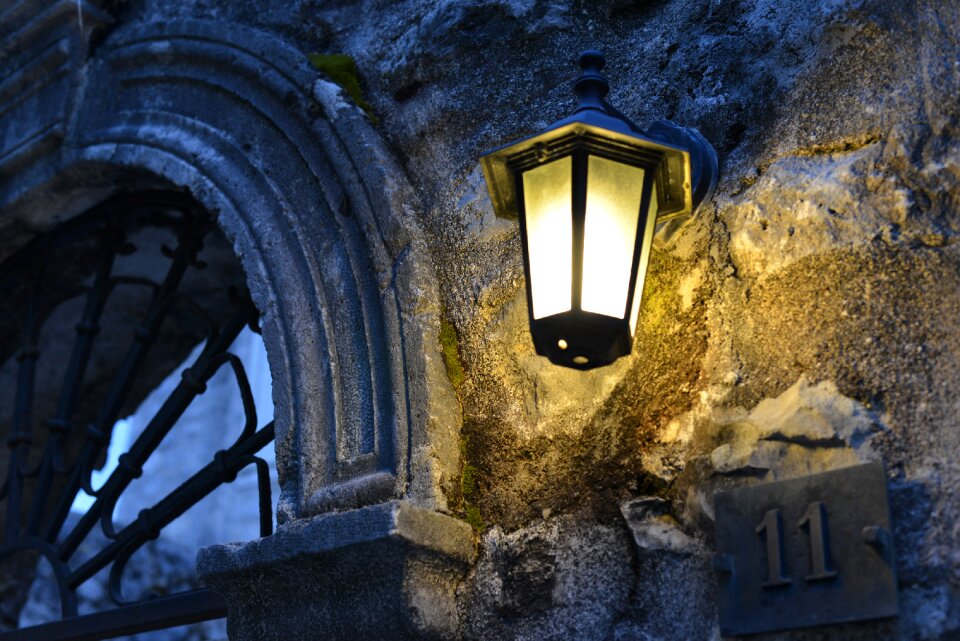 Architecture old town lantern
