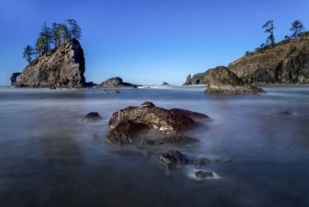 Coast pacific sea