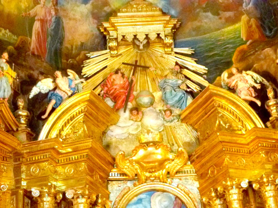 Peralta - Iglesia de San Juan Evangelista, retablo mayor 5