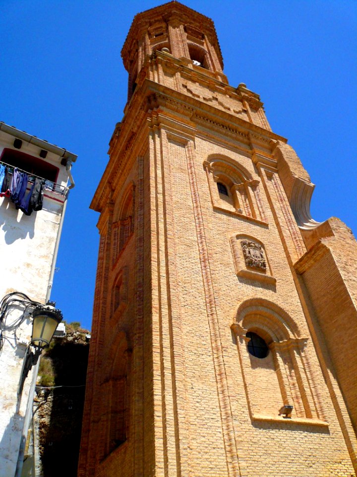 Peralta - Torre de la antigua Iglesia de San Juan Evangelista 04